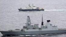 海上对峙频繁！俄军舰穿越英吉利海峡　英国急派驱逐舰直升机监视