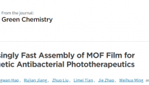 「科研快报」MOF基薄膜的快速组装及其光治疗抗菌应用