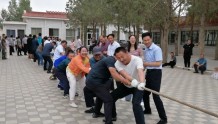 金塔县东坝镇开展“共庆党生日•全民同健身”体育比赛活动