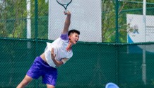 山东省第二十五届运动会网球团体决赛开赛