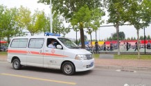 暖心“护航”！滨州市卫生健康委组织救护车辆为学校新生军训提供医疗急救保障