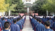 山东省昌乐二中举行纪念孔子诞辰2573周年活动