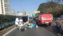 公差途中偶遇车祸，贵州消防员徒手救出一人！