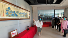 剪纸创作《千里江山图》，孔春霞柘荣剪纸作品在集美区文化馆展出