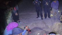 坑深4米 体重100多公斤 玛纳斯县警民“拔萝卜”式救出受困骆驼