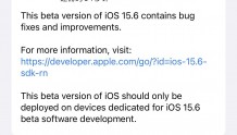 峰回路转 iOS 15.6 Beta 5发布 小7迎来新生