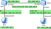 跨交换机跨VLAN通信实例
