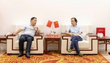 华为中国区数字政府业务部副总裁刘胜军一行到访北京舒勇美术馆