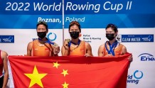 赛艇世界杯波兰波兹南站中国队夺两金