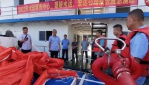 湖南安乡举行水上应急救援演练
