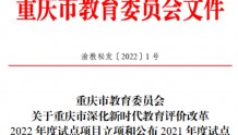 重庆城市科技学院获批重庆市2022年度深化新时代教育评价改革试点项目立项