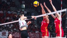 中国女排3:1击败韩国队豪取世联赛三连胜晋级总决赛