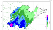 山东省1582乡镇已出现降水 折合水量约40.3亿方