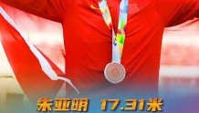 朱亚明获世锦赛男子三级跳铜牌