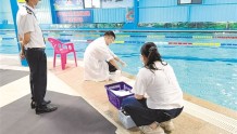蓬江区卫生健康局开展游泳场所专项检查行动 确保群众舒心畅游