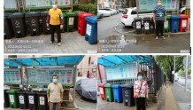 北京市西城区月坛街道党员积极参与桶站值守引导居民垃圾分类