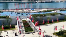 天津海河外滩公园正式开园