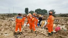 甘肃：高台县出现50年不遇的强降雨天气 干群合力抢险救灾