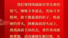 催人奋进！中国共产党甘肃省第十四次代表大会报告金句（十七）