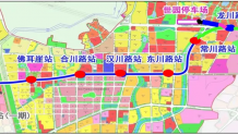 青岛地铁2号线二期工程全线开工建设，来看线路图！
