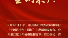中共浙江省委今天举行了一场新闻发布会 金句来了！