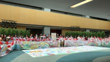 “童心向党  强国有我”儿童画展于南京鼓楼开幕