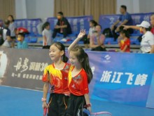 浙江省运会短式网球比赛，来的都是“15后”