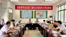 临澧县领导调度联校支教和乡村振兴工作