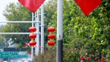 超1.5万组国旗扮靓南京道路