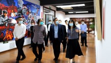 马越垠带领清水县党政代表团赴天津美院对接工作