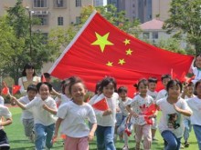 听长辈们讲红色抗战故事  ——浏阳百宜小学举行“喜迎二十大 喜迎国庆”活动