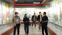 五河县文化和旅游局领导到湾沚区文化馆参观考察