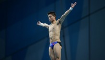 杨健称雄男子10米台，中国跳水队包揽金牌