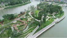 眺望网红五岔子大桥 成都首个“漂浮公园”营造复合观景体验