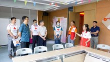 省红十字心理救援队在五塘新村一段社区开展需求调研