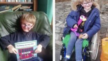 8岁男孩患罕见病写书 筹款买电动轮椅