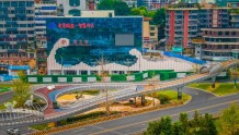 川南首个智能立体停车场将在国庆节前夕投用 AGV机器人控制150个自动泊车位