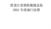黑龙江省消防救援总队2021年度部门决算