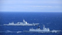 “东方-2022”演习丨中方舰艇编队开展实弹射击演练
