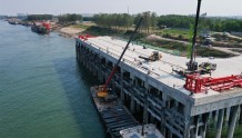 荆州经开区工业综合码头冲刺年底竣工