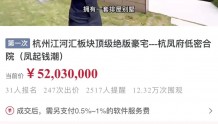 9034万，今年杭城法拍房最高总价诞生！599次叫价后终于落槌