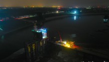 宜都清江三桥主桥首段箱梁完成浇筑