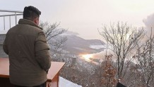 朝鲜试验大功率固体火箭发动机，金正恩现场指导试验