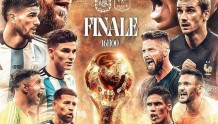 心系球队，世界杯决赛前本泽马晒海报为法国队加油