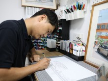 斜杠青年④｜景观设计师 钢笔绘就郑州的独家记忆