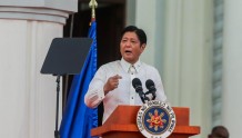 菲律宾新总统马科斯宣誓就职