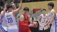 「男篮亚洲杯」中国队击败中国台北队，将与印尼队争八强席位