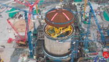 广东太平岭核电2号机组成功“加冕”，项目全面转入设备安装阶段