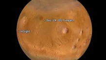 BBC：美国火星探测器观察到陨石撞击坑事件 引发火星地震
