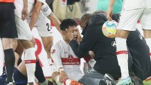 日本队主力远藤航被撞成重度脑震荡一度失去意识，能否参加世界杯“很微妙”